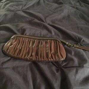 Authentic vintage fossil wristlet clutch leather⛄️